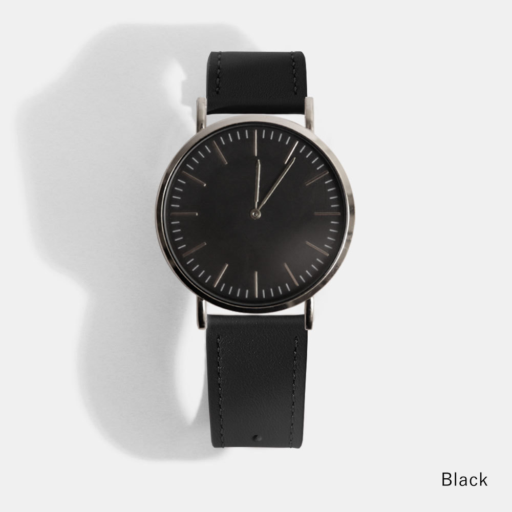 Watchgecko　時計ベルト　ハンドメイド　イタリアンレザー　黒20mm Watchgecko 時計ベルト ハンドメイド イタリアンレザー 黒20mm
