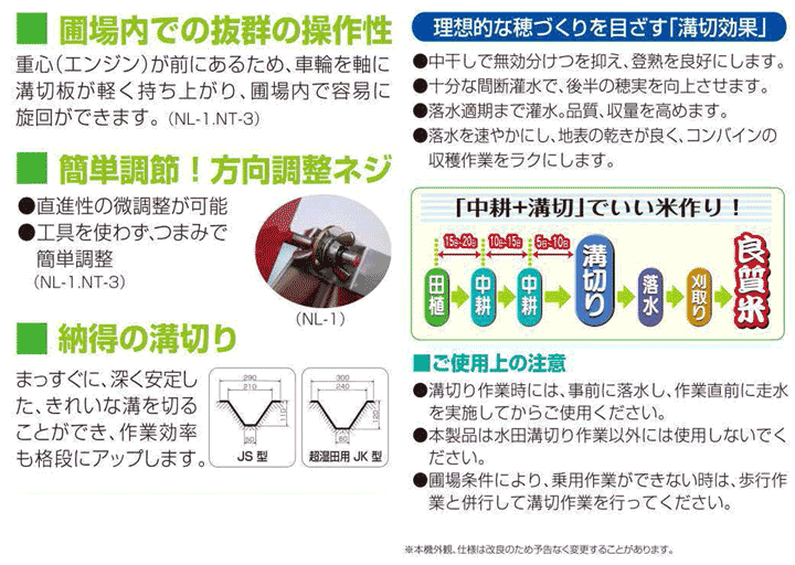 大竹製作所 のるたん ネオ NL-1 Z-JS（標準型） ゼノアエンジン 乗用