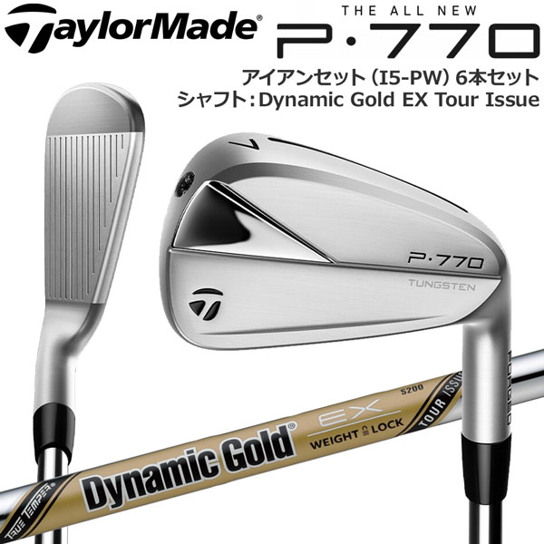 テーラーメイド TaylorMade P-770(NEW) アイアンセット I5-PW Dynamic