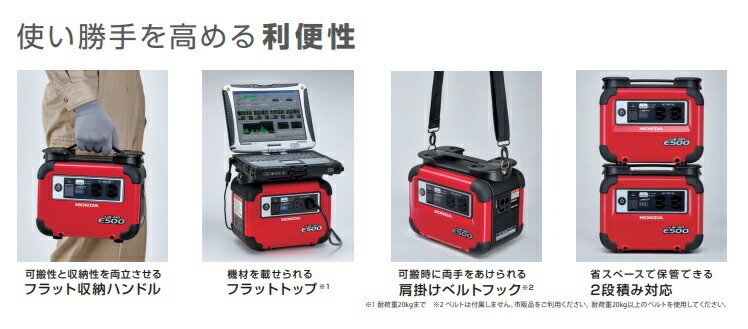 ホンダ Honda ポータブル電源 蓄電機 LiB-AID E500 : 農林・園芸