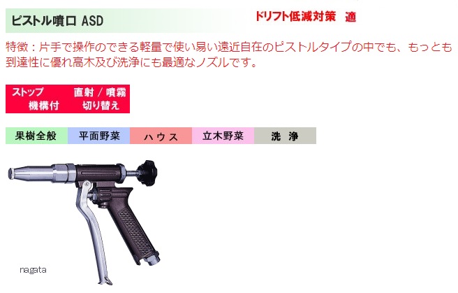 超目玉】 永田製作所 ピストルノズル コルト噴口 C-3 (G1 4) [送料無料