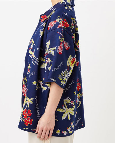 Coohem（コーヘン） 13-212-024 ALOHA TECH JACQUARD SHIRT / アロハ