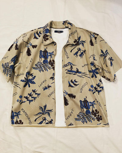 Coohem（コーヘン） 13-212-024 ALOHA TECH JACQUARD SHIRT / アロハ 
