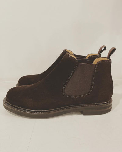 HARROGATE (ハロゲイト) CAMDEN SUEDE SIDE ELASTIC BOOTS