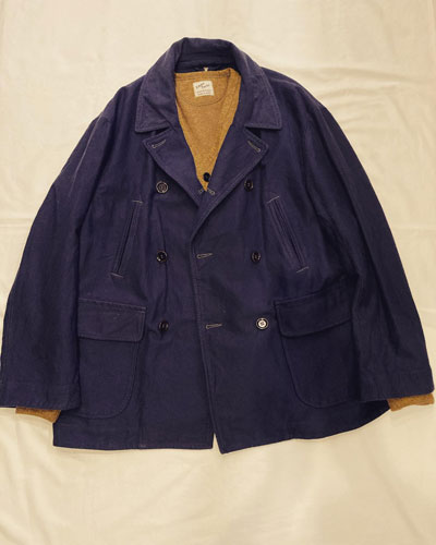 未使用 ARMY TWILL DOBBY PEA COAT Lサイズ（XL） 23di0925-002.jpg