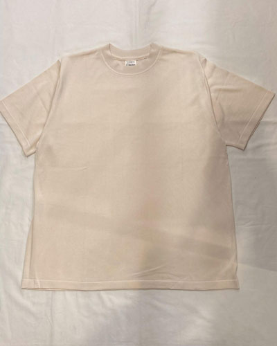 Yonetomi NEW BASIC (ヨネトミ/米冨繊維) 95-242-024 SILK KNIT TEE / シルクニット ニットTシャツ