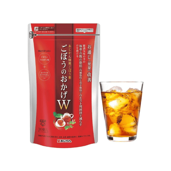 あじかん あじかん公式 機能性表示食品 焙煎ごぼう茶 便秘 改善