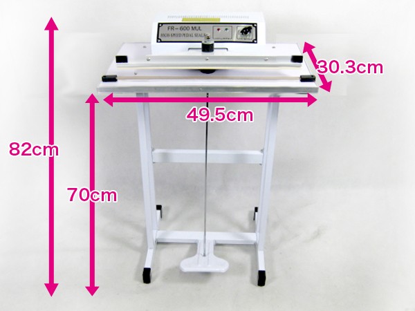 40cm幅対応 足踏み式インパルスシーラー☆フットペダル式 ###足踏み