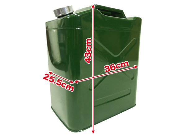 スチール製 ガソリン携行缶 ガソリン缶 30L ガソリンタンク