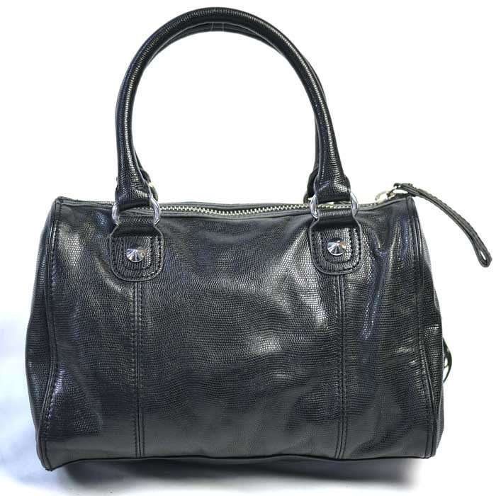 【牛革ハンドバッグ 薔薇スタッズ/黒】ベッツィージョンソン9069 Betsey Johnson ベッツィージョンソン 牛革ハンドバッグ