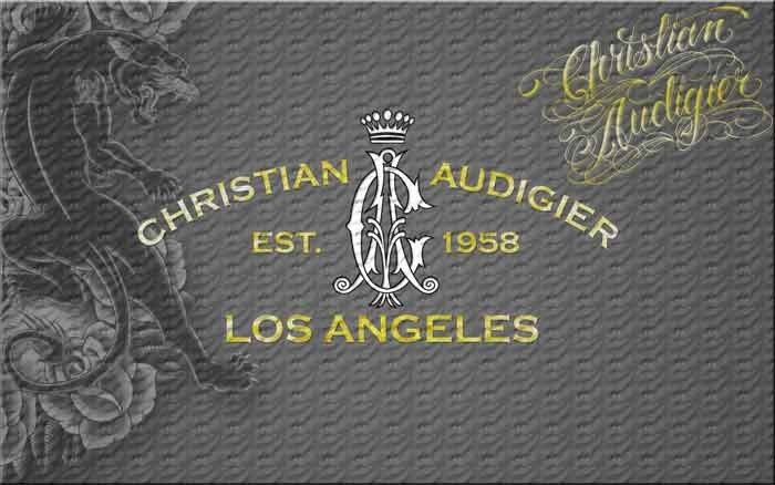 【半袖丸首Tメタルロゴ/白】クリスチャンオードジェー5015 CHRISTIAN AUDIGIER クリスチャンオードジェー Tシャツ メンズ