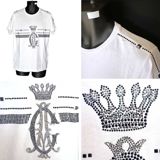 【半袖丸首Tメタルロゴ/白】クリスチャンオードジェー5015 CHRISTIAN AUDIGIER クリスチャンオードジェー Tシャツ メンズ