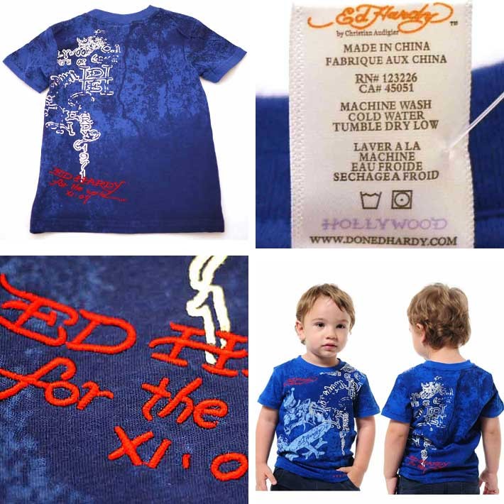 ◆Ed Hardy◆ブレイズ ベビーTシャツ 送料込 ed0101_3.jpg