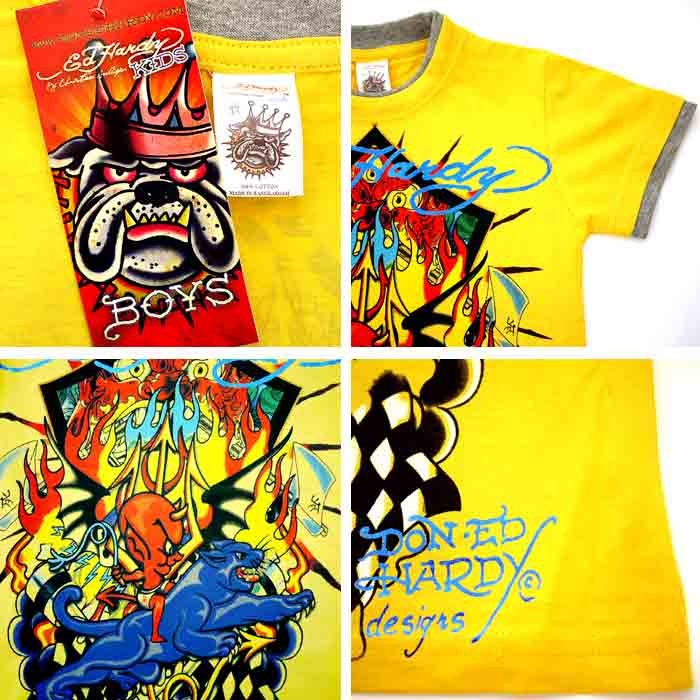 Ed Hardy（エド・ハーディー） Tシャツ キッズ 男の子 女の子 半袖 2
