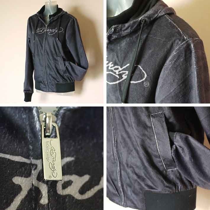 エドハーディー　ファーパーカー 中古・古着通販】A'gem (エージェム) Ed Hardy (エド ハーディー