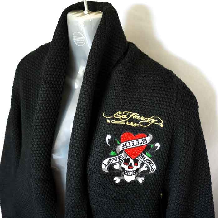 “EdHardy エドハーディ　カーディガン XLARGE×ED HARDY KNIT CARDIGAN – calif（カリフ）公式サイト