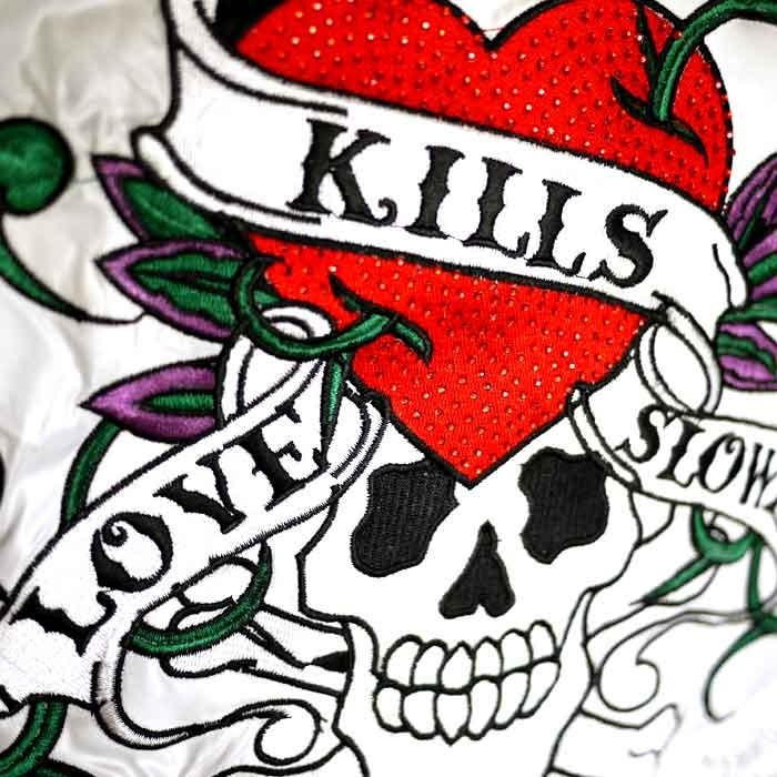 Ed Hardy エドハーディー 訳あり フードジャケット レディース