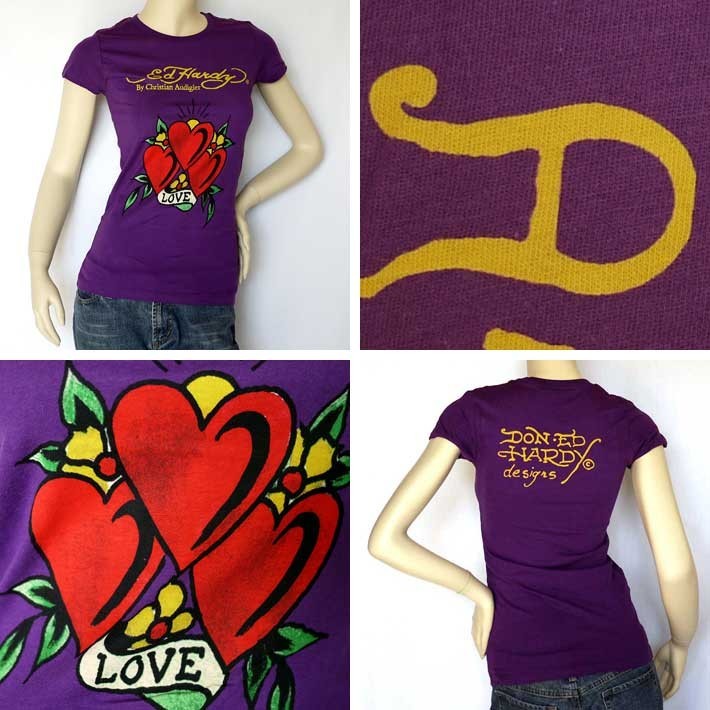 Ed Hardy（エド・ハーディー） Tシャツ レディース 半袖 チュニック 3