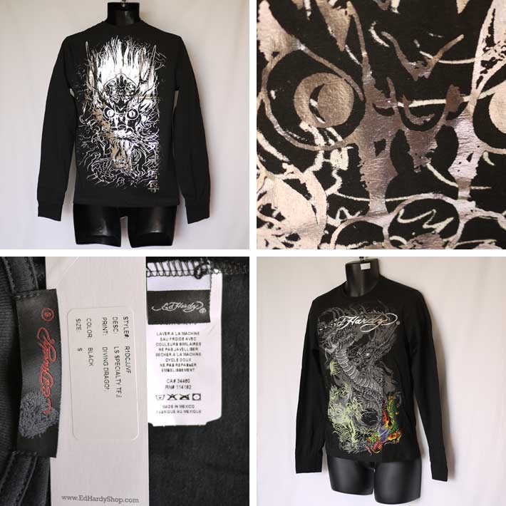 Ed Hardy（エド・ハーディー） Tシャツ メンズ スペシャリティー 長袖