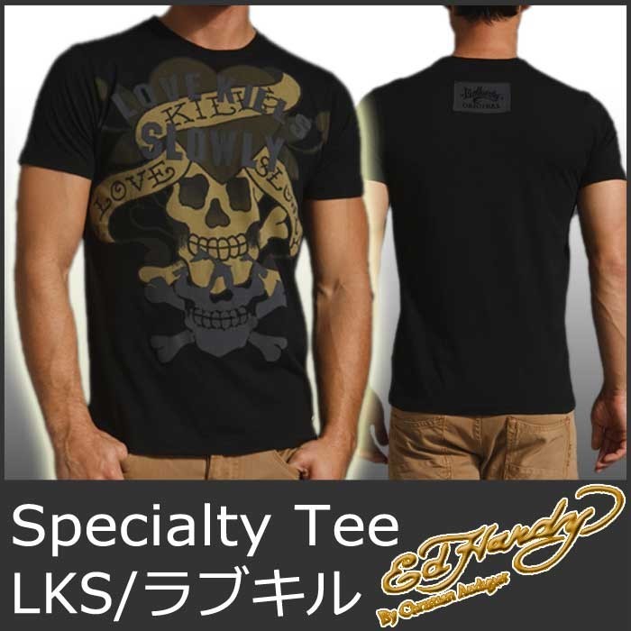 【半袖Tシャツ 鷹&スカル/黒】エドハーディー5085 半袖Tシャツ 鷹&スカル/黒】エドハーディー5085 (Ed Hardy/T