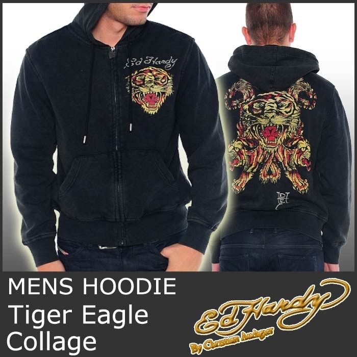 エドハーディー　パーカー Ed Hardy（エド・ハーディー） パーカー 長袖 フルZIPパーカー メンズ