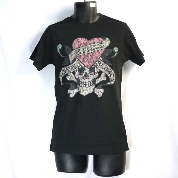 Ed Hardy エドハーディー Tシャツ メンズ 半袖 丸首 JAPAN限定