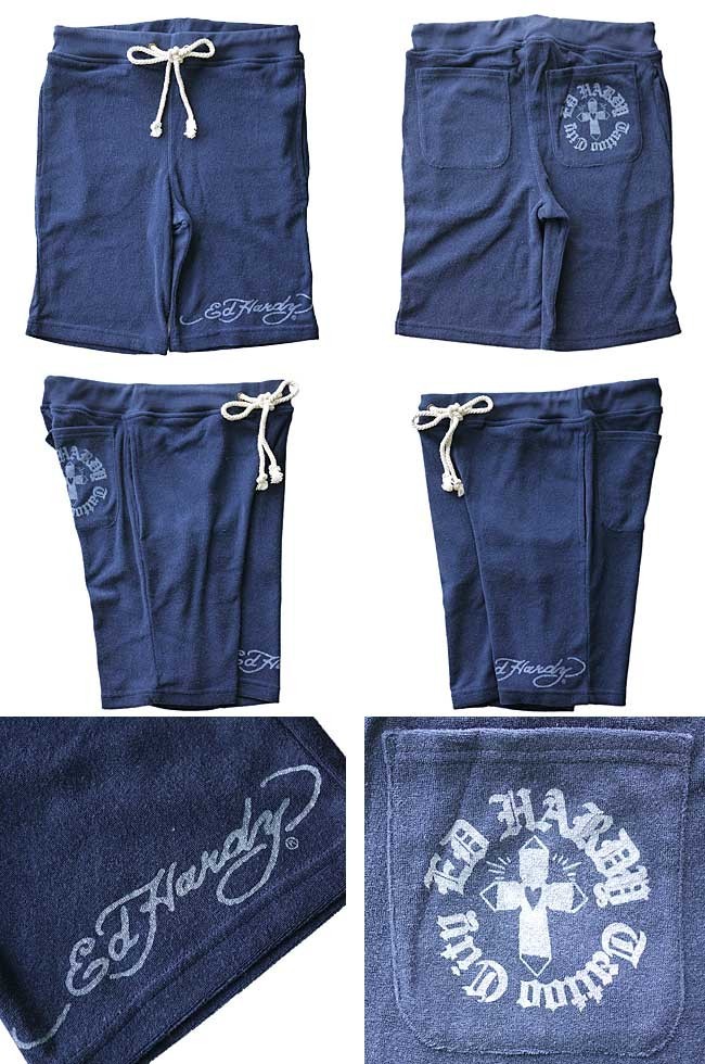 エドハーディー　セットアップ Ed Hardy（エド・ハーディー） パイルセットアップ メンズ クロス/灰