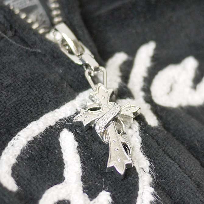 Ed Hardy（エド・ハーディー） セットアップ パーカー レディース 黒