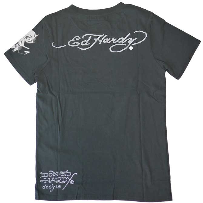 Ed Hardy tシャツ⭐︎ Ed Hardy Reaper Charcoal T-Shirt | Zumiez