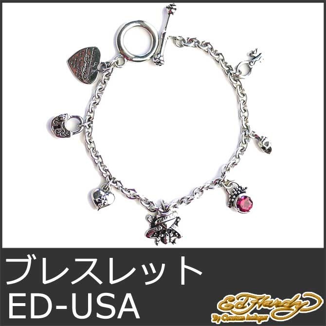 Ed Hardy エドハーディ　ブレスレット　付属品完備 Ed Hardy エドハーディ ブレスレット 付属品完備
