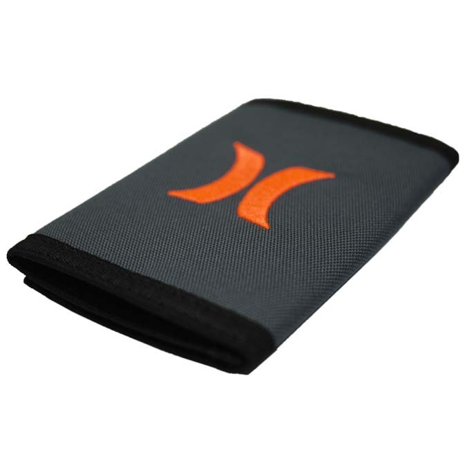 Hurley（ハーレー） 財布 三つ折り ウォレット サイフ オレンジ/グレー