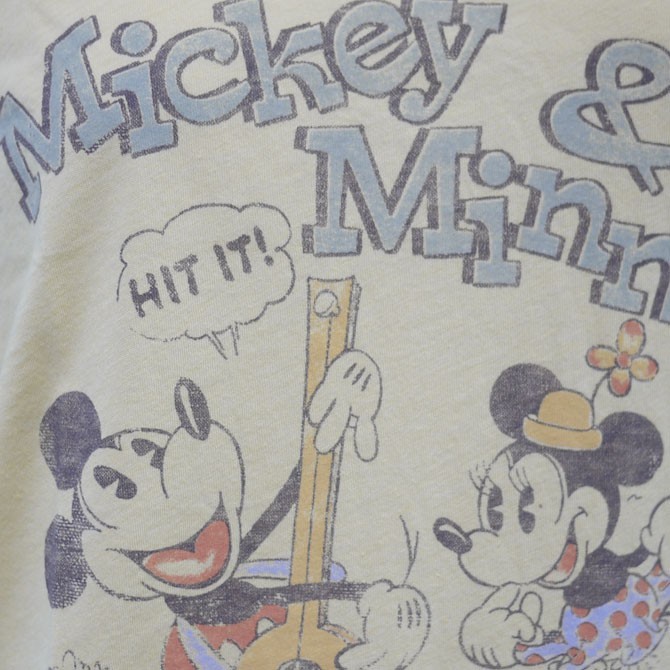 JUNKFOOD 1048ジャンクフード TシャツロンT ミニーマウス Disney JUNKFOOD ジャンクフード Tシャツ レディース ロンT ラグラン 七