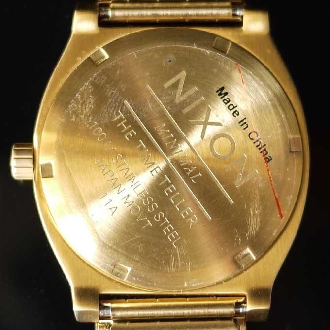 NIXON 9061 ニクソン 時計 ゴールド 金 タイムテラー 腕時計 メンズ 