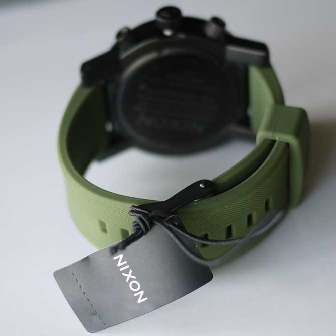 ニクソン 腕時計 メンズ マグナコン 黒/緑 ブラック アナログ THE MAGNACON A079-1042 人気 防水 ダイビング NIXSON  9065