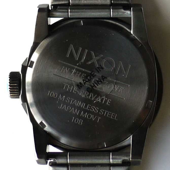 NIXON（ニクソン） NIXON 9069 時計 プライベート 腕時計 ガンメタ