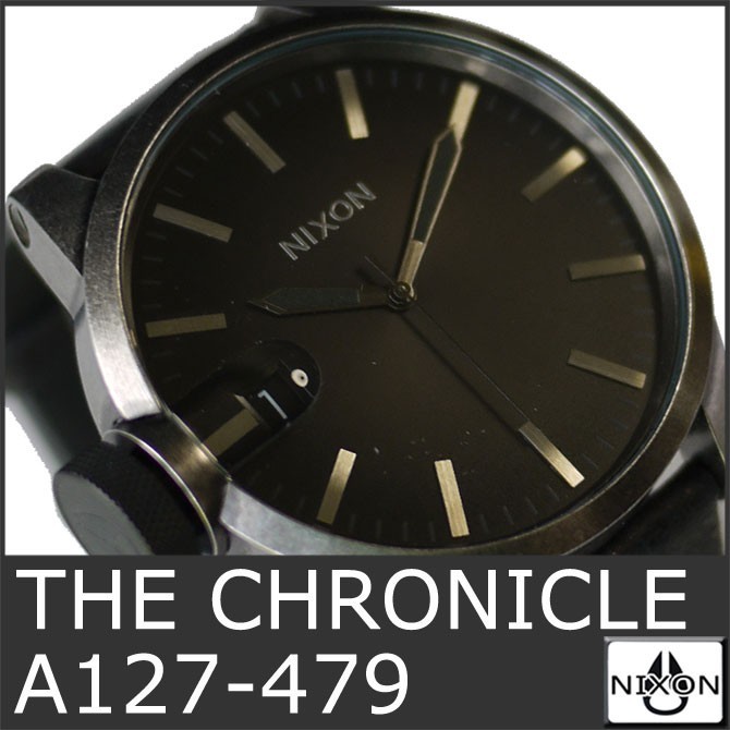 NIXON（ニクソン） 腕時計 メンズ クロニクル 黒 ブラック アナログ