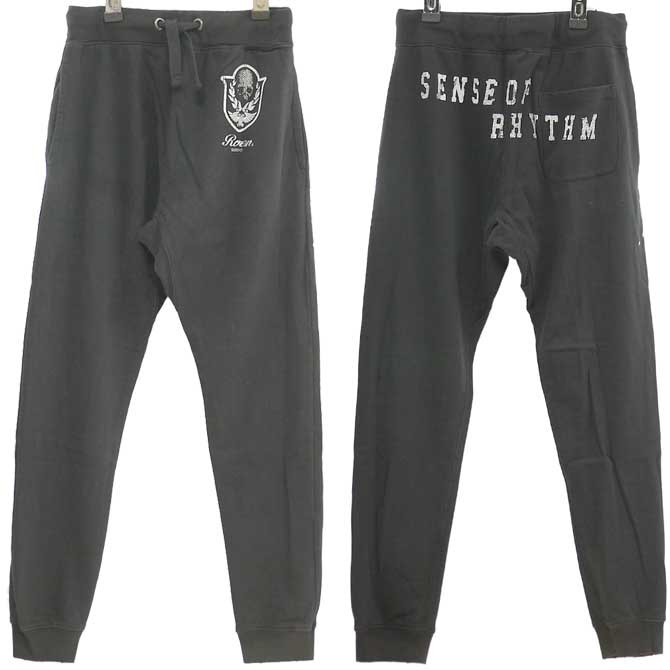 Roen（ロエン） パンツ スウェット メンズ スタッズ ズボン 黒
