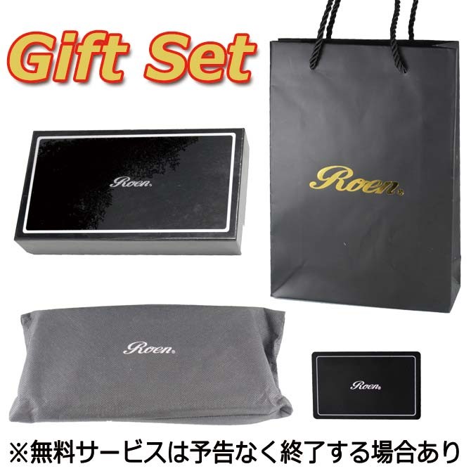 Roen ロエン 長財布 本革 ジップ ウォレット レザー ドクロ
