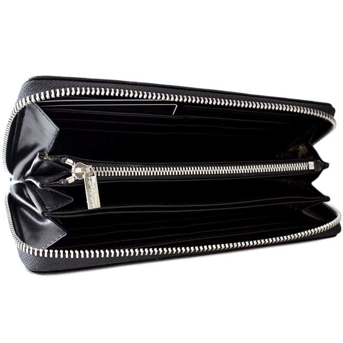 財布 Roen Roen ロエン 財布 メンズ 本革 ジップ ウォレット レザー スカル