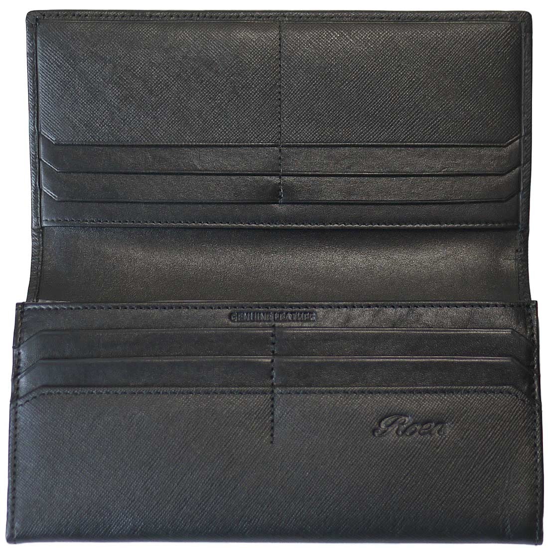 Roen　ロエン　二つ折り財布　レザー Roen(ロエン) / 2つ折り財布/レザー/BLK/メンズ | 中古品の販売