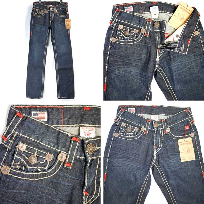 TRUE RELIGION（トゥルーレリジョン） W74-82 RICKY STRAIGHT RED