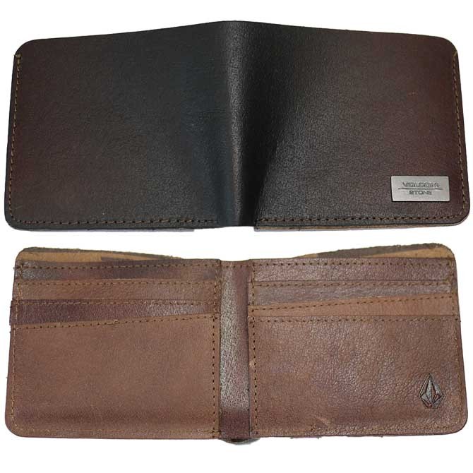 VOLCOM（ボルコム） 財布 メンズ レディース 本革 レザー 二つ折り