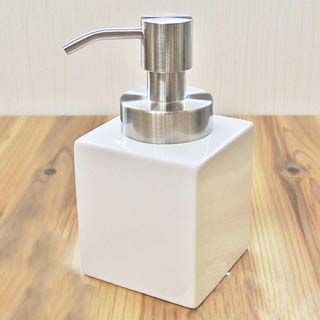 泡タイプソープボトル ホワイトキューブ ムースボトル ディスペンサー