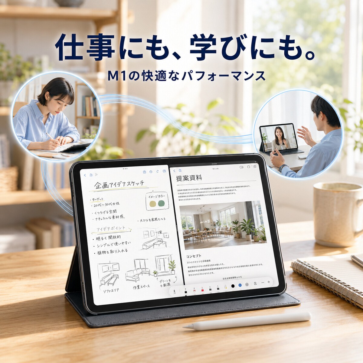 Apple Apple iPad Air 第5世代 Wi-Fi 256GB スターライト M1 Apple認定