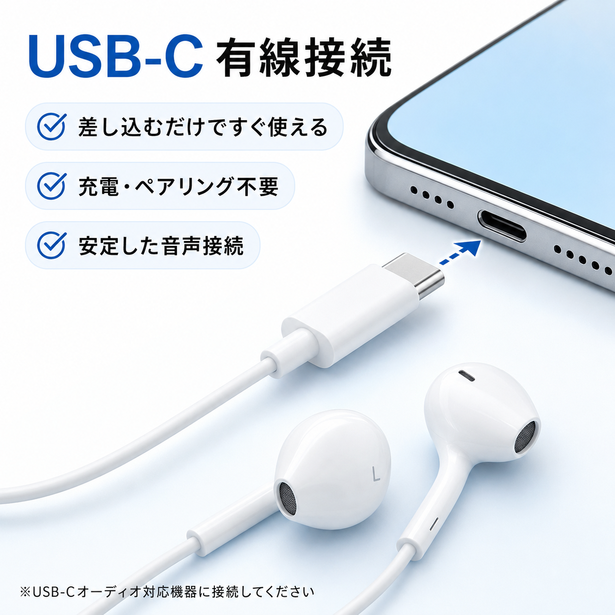 USB-C接続