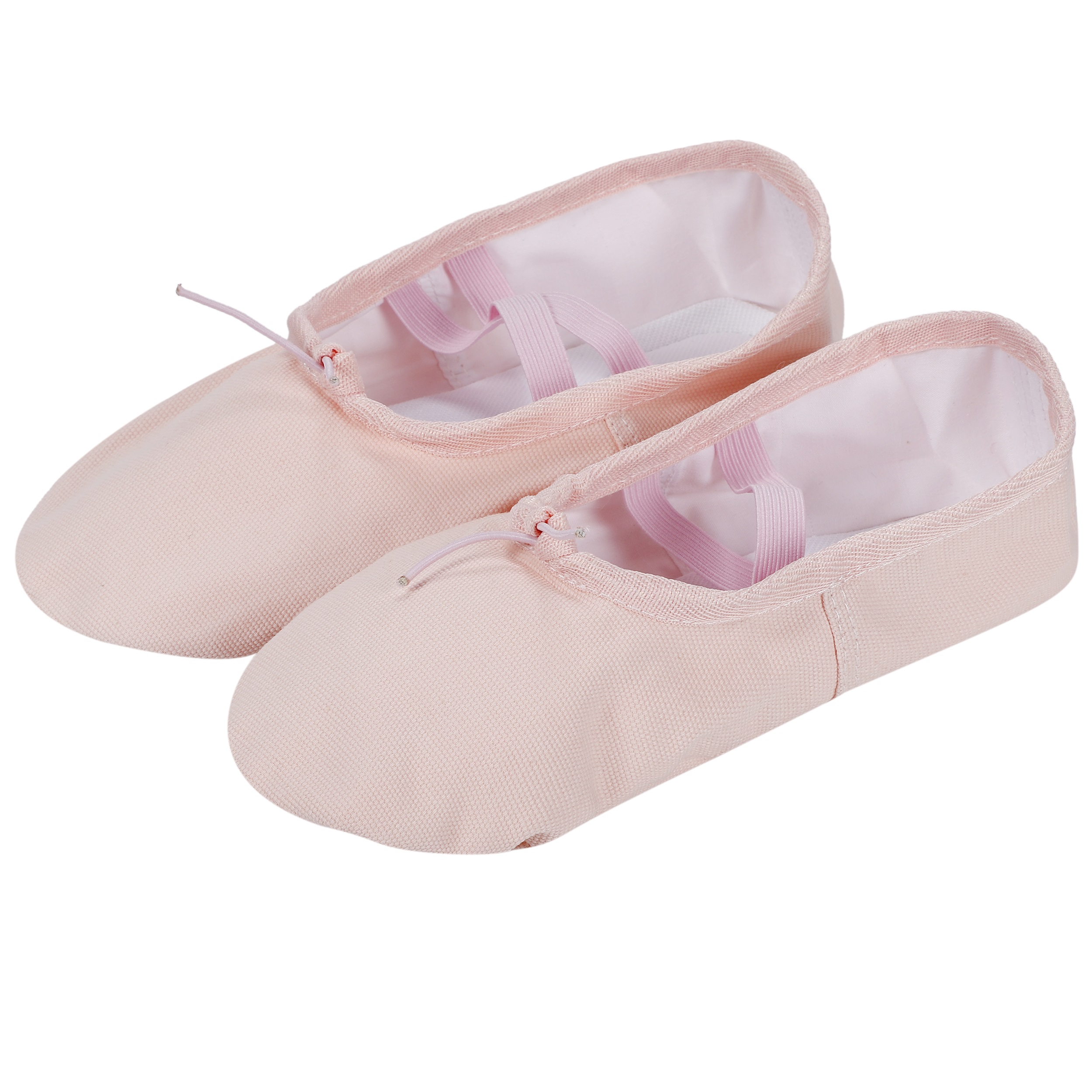 【Aigoda】バレエシューズ キッズ 15-24.5cm 子供 大人 レディース 9色 布製 レディース ジュニア ダンス 初心者 練習 発表会 室内 履き 調整ゴム紐あり 関連画像1