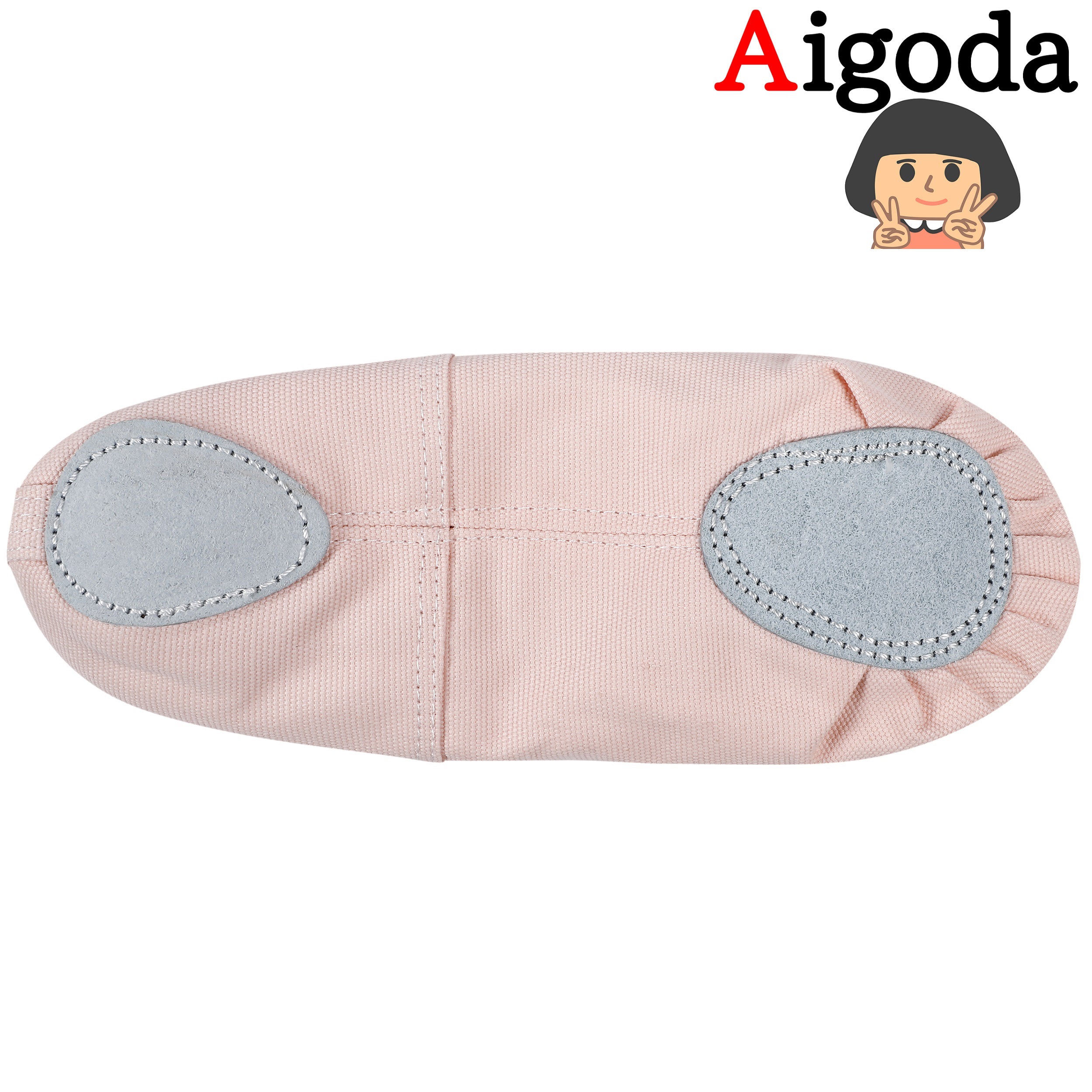 【Aigoda】バレエシューズ キッズ 15-24.5cm 子供 大人 レディース 9色 布製 レディース ジュニア ダンス 初心者 練習 発表会 室内 履き 調整ゴム紐あり 関連画像2