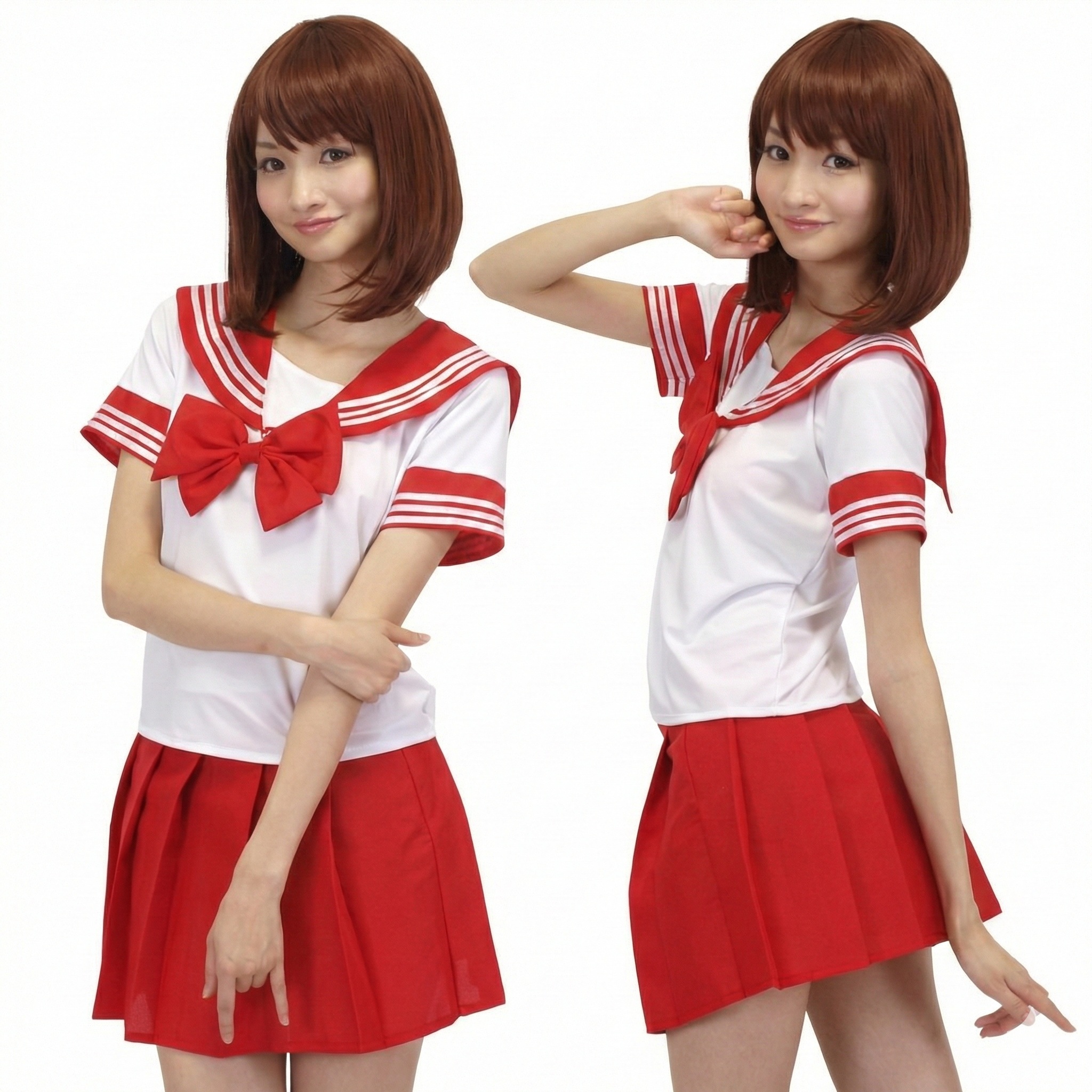 コスプレホリック セーラー服 コスプレ 半袖 【S〜6XL / 6色】カラフル