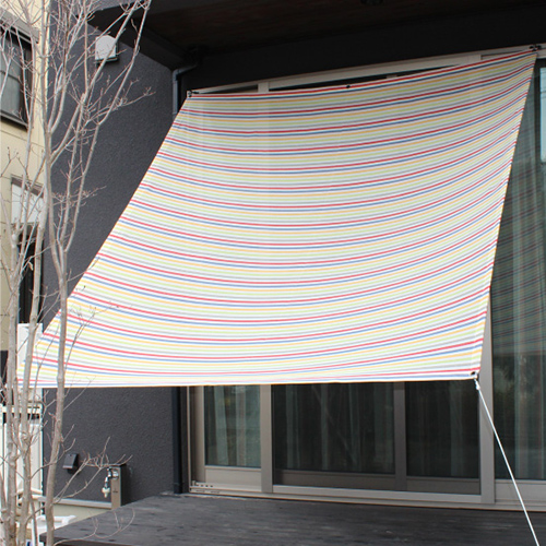 イチオリシェード 155×200cm 庭サンシェード 楽天市場】日よけ シェード 日本製 約 2m×2m ｜サンシェード