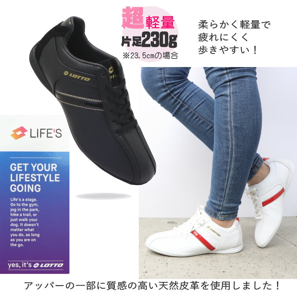 即納 LOTTO ロット スニーカー レディース ドライビングシューズ